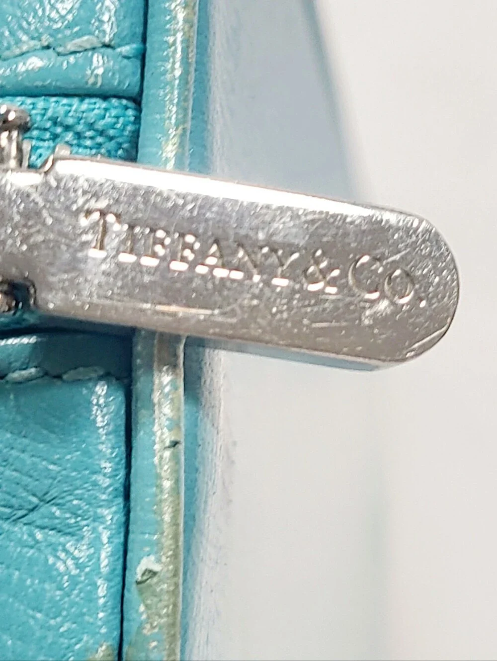 Tiffany Leather Clutch Bag